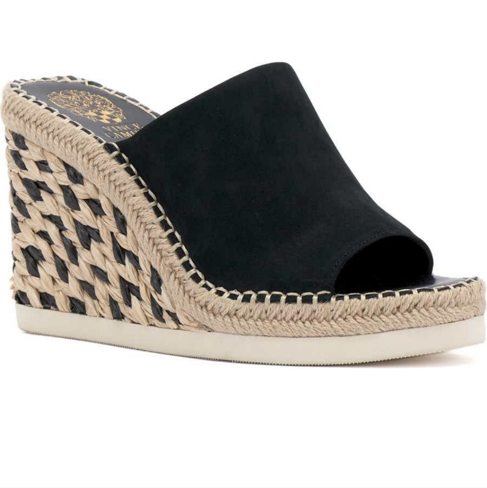 Vince Camuto Black Wedges